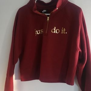 Nike crop sweatshirt